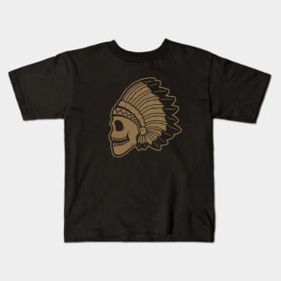 Indian Skull Kids T-Shirt